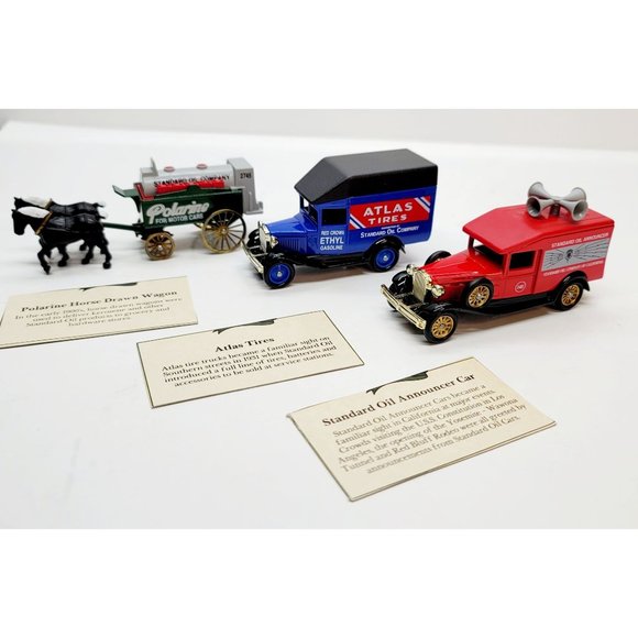 Vintage Lledo Standard Oil Trucks, Atlas Tires, Polarine Wagon Vintage JR274 - Picture 2 of 10